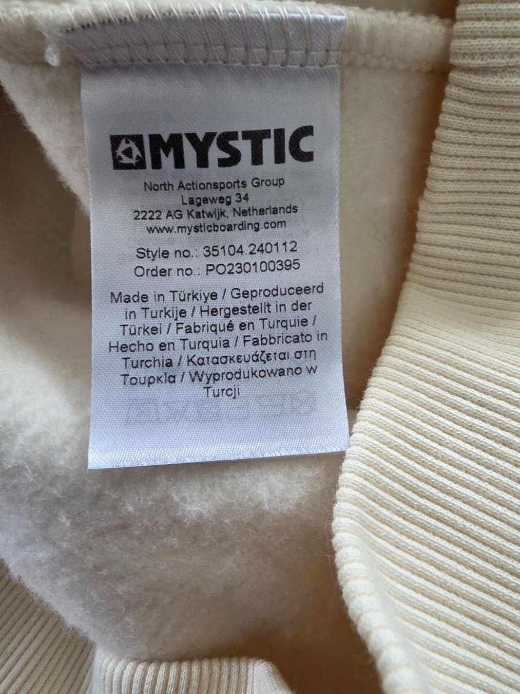 Mystic Maglioni & Felpe: Mystic Trace Crew Sweater M Off White – Nuovo (secondo la descrizione) da Dietlikon venduto da Bonamesa 3