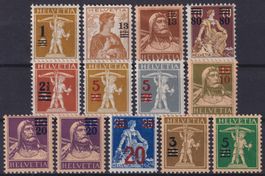 1915-1930, Aufbrauchsausgaben Serie ungebraucht *, Kat: 59.-