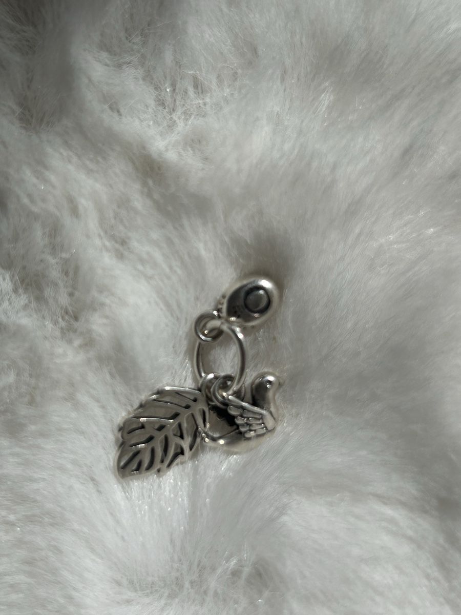Pandora Anhänger: Pandor charm vogel blatt stein – Gebraucht aus Wohlen b. Bern von Honeypie 1