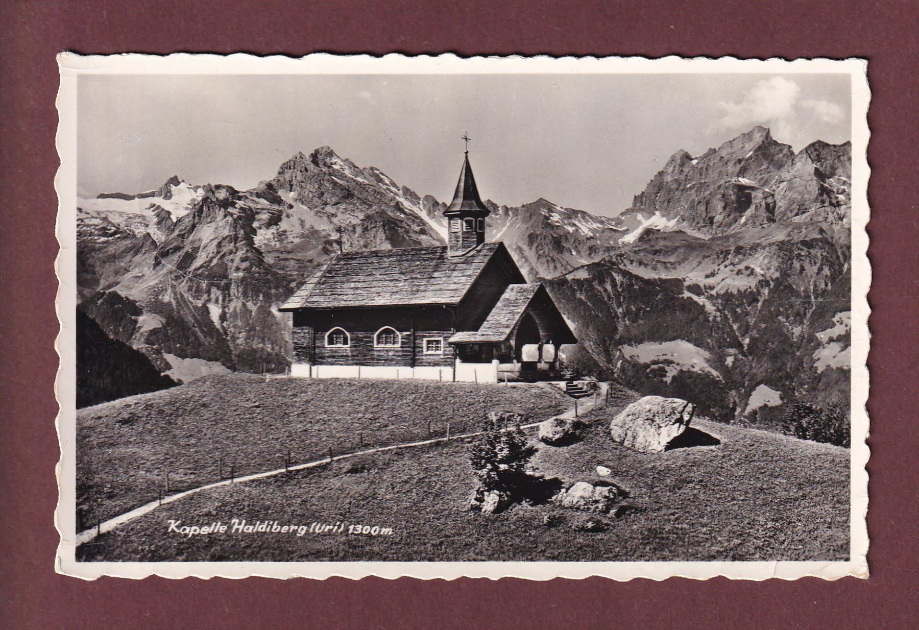 Cartes postales: Kapelle HALDIBERG - 1965 // Eckbug // – D'occasion à Pully par nicecards