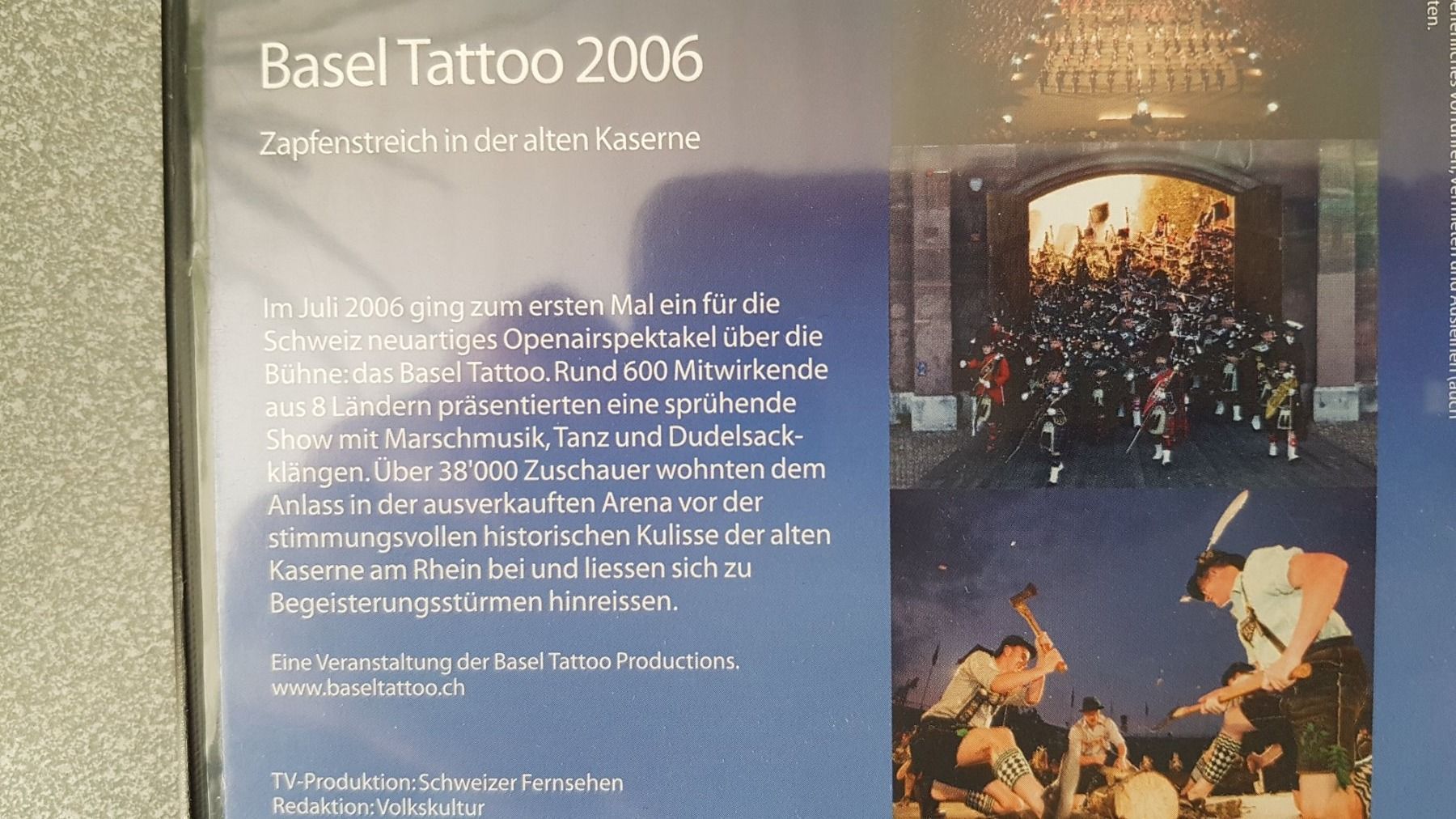 Tutti i DVDs: DVD Basel Tattoo – Usato da Oetwil am See venduto da fineli2 1