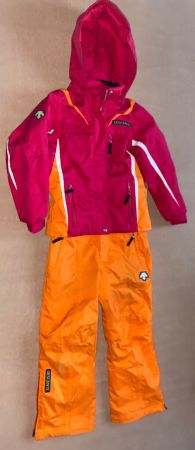 Descente Ski/Snowboard Jacke Kinder rot/orange
