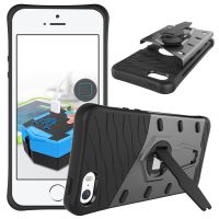 iPhone 8 plus - coque resistante avec bequille noir