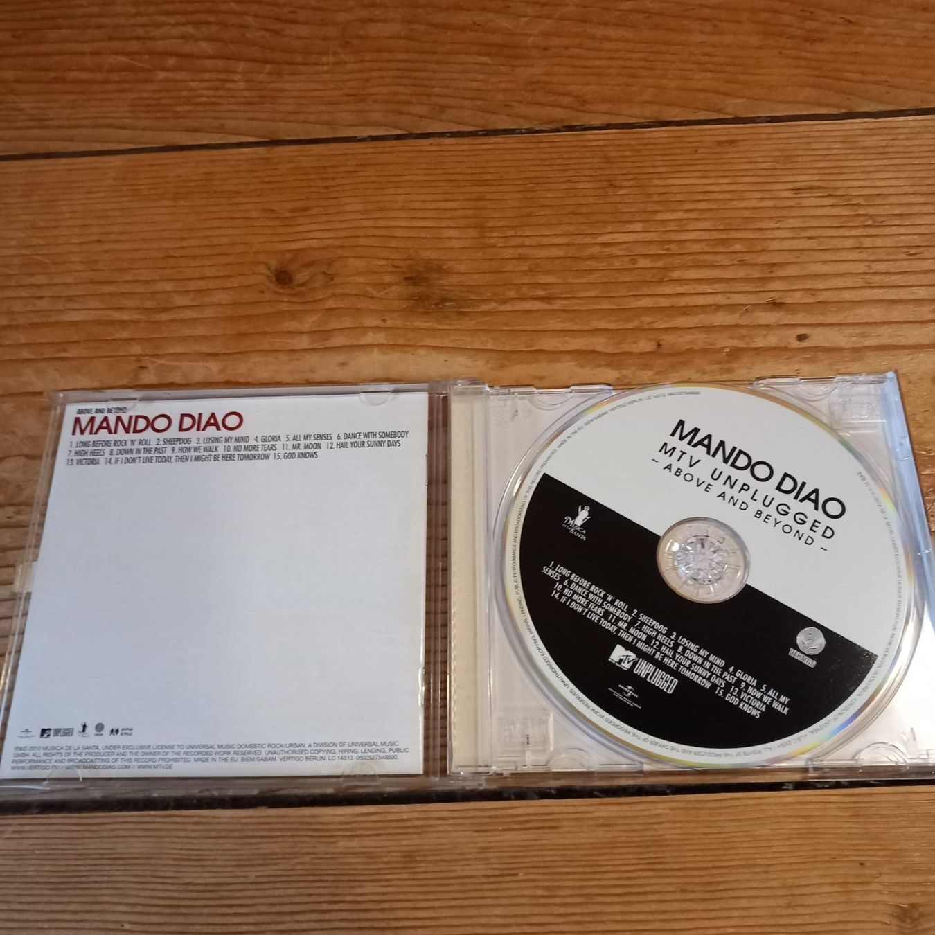 CD: Mando Diao - MTV Unplugged - Above and Beyond – Usato da Ganterschwil venduto da zaz_h9b6 1