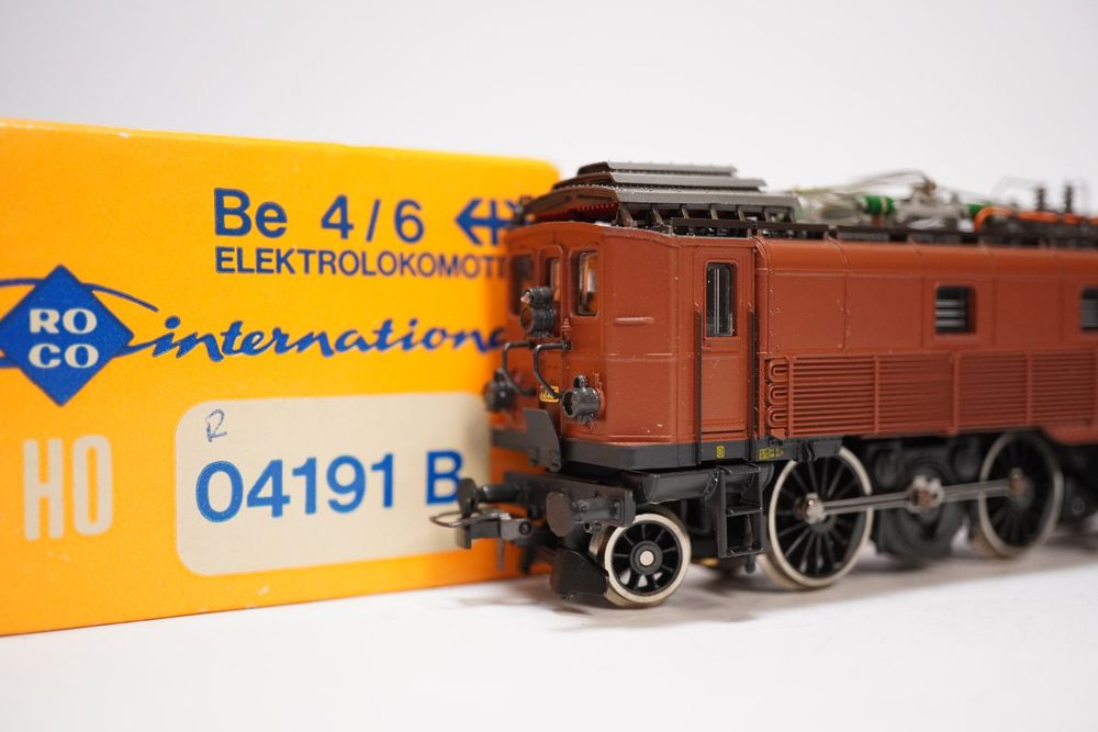 Roco 04191B E-Lok Be 4/6 braun der SBB CFF FFS (Gebraucht) in Glis für