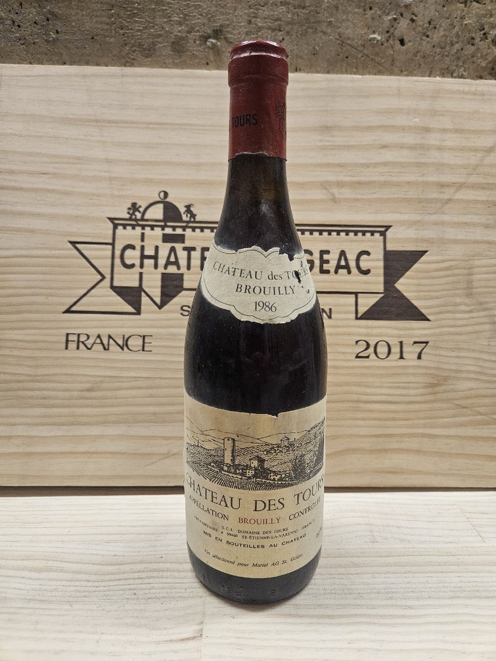 Wein: Château des Tours Brouilly 1986 – Neu und originalverpackt aus Zofingen von WouterSamwel