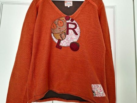 Pull à capuche vintage Y2K LTB Littlebig patchwork