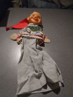 Puppentheaterfigur Kasperli, buntes Oberteil