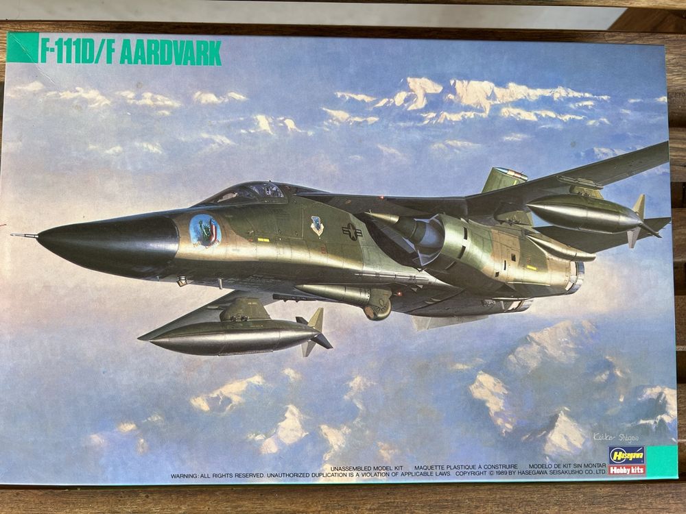 Hasegawa F-111D/F Aardvark Modellbausatz | Kaufen auf Ricardo