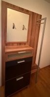 Garderobenschrank mit Spiegel und Schuhschrank