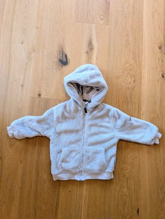 Rukka Plüschjacke / Fleecejacke mit Kapuze Gr.80