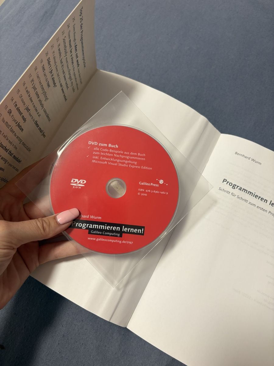 Libri: Buch "Programmieren lernen" Bernhard Wurm mit DVD neu – Usato da Jona venduto da xweeknd 2