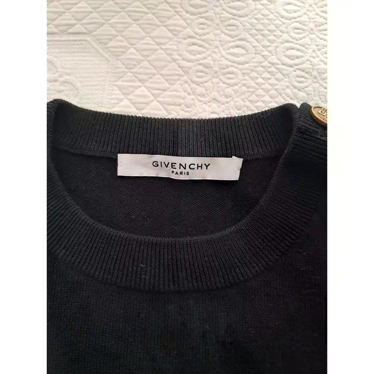 Givenchy Pulls & Sweat-shirts: Givenchy Pullover Schwarz Goldknöpfe Herren L – D'occasion à Hünenberg See par nik_g2y2 1
