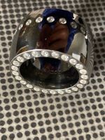 Wunderbarer EDELSTAHL RING mit 2 x 24 ZIRKONIA NEU