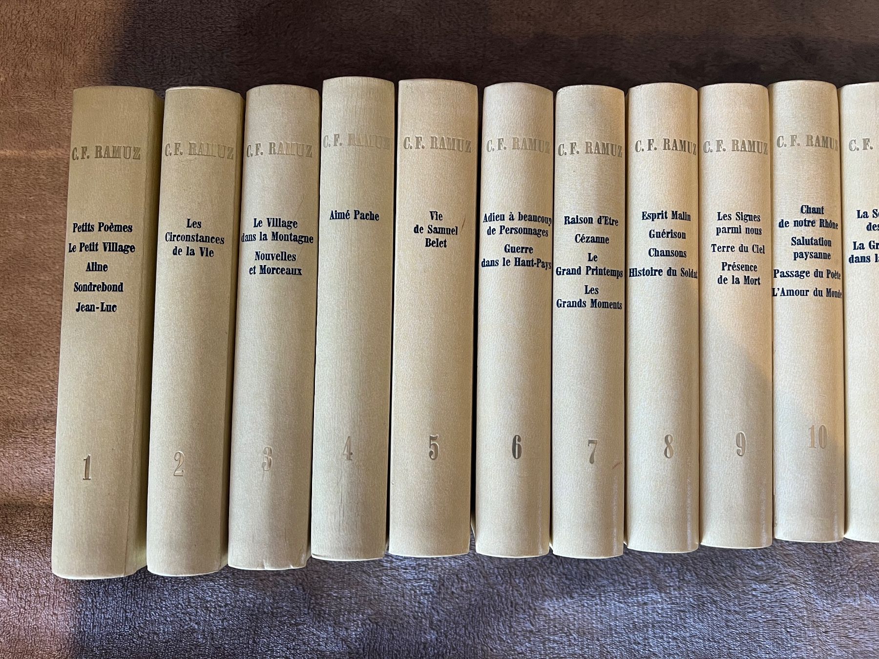 Libri: Collection C.F. Ramuz - 20 Volumes - Édition Originale! – Usato da Gryon venduto da Merlin_mro 1