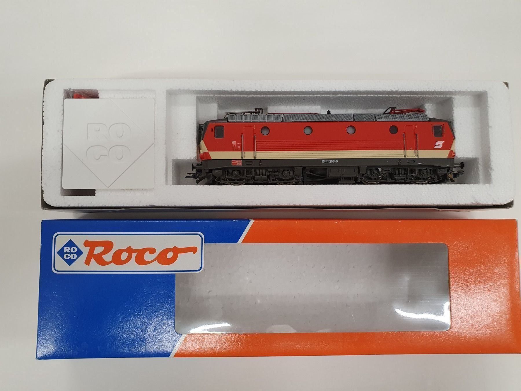 Roco Modellini di ferrovie: Roco 63586 ÖBB 1044 203-6 mit ESU Sounddecoder – Nuovo e nell'imballaggio originale da Würenlos venduto da juruth