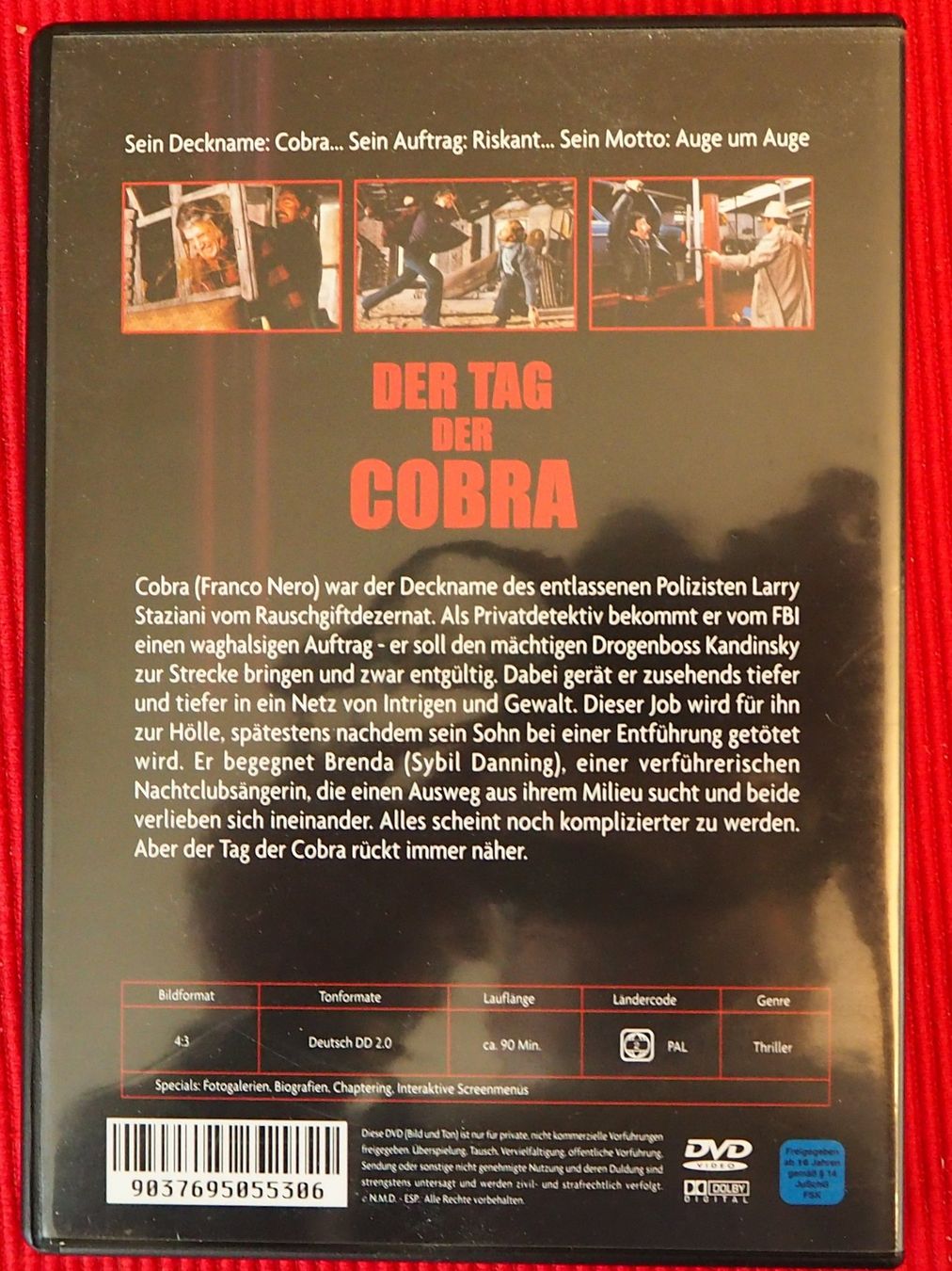 Tutti i DVDs: Der Tag der Cobra / Franco Nero – Usato da Chur venduto da dluli 1