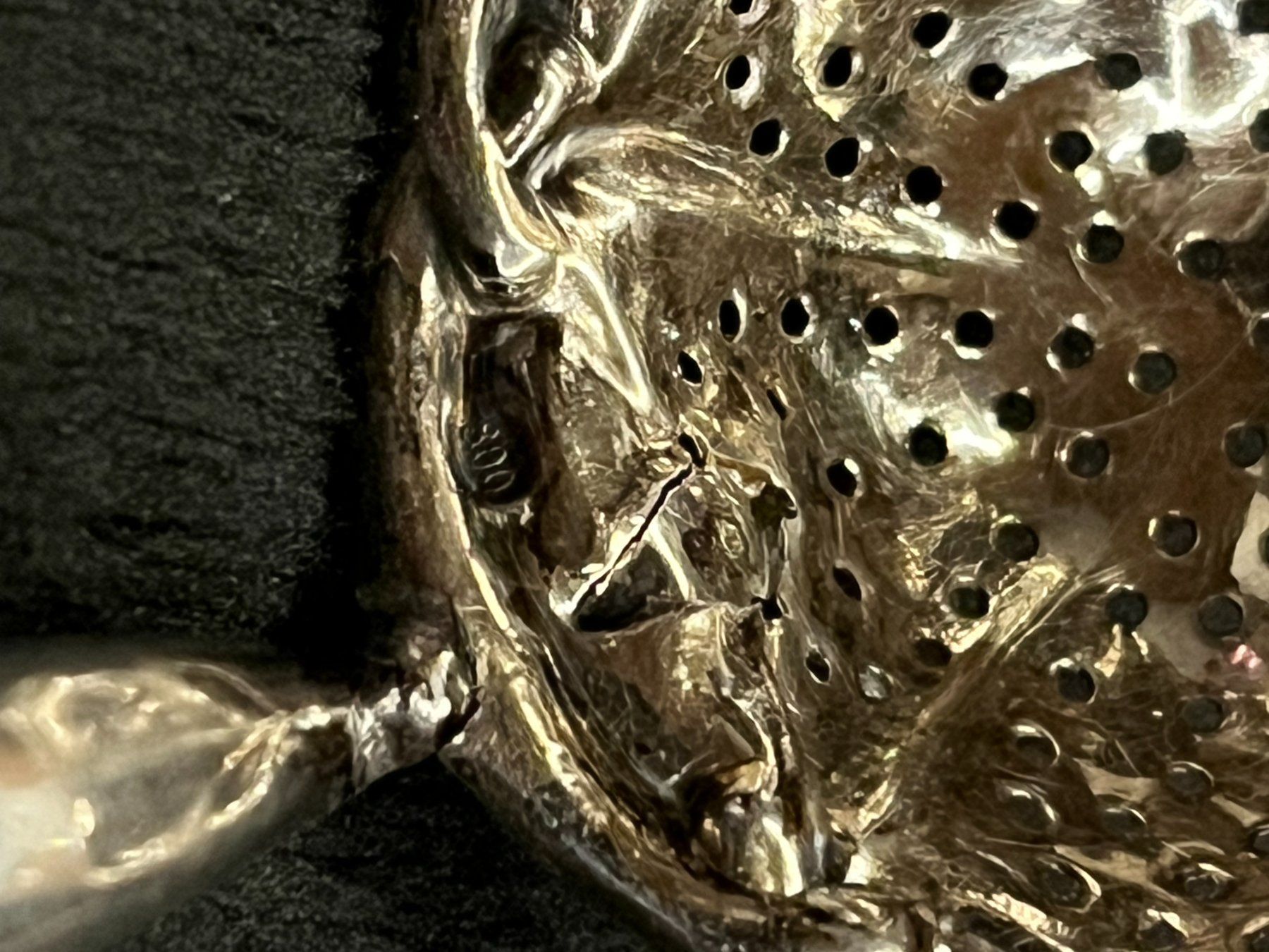 Gabeln: Löffel / Teesieb Silber 800 – Gebraucht aus Bettwiesen von wicking27 3