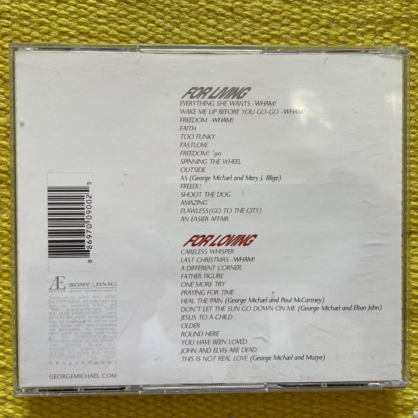 CDs: GEORGE MICHAEL-2CD GREATEST HITS TWENTYFIVE – Gebraucht aus Rorschacherberg von  1