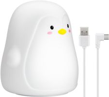 Nachtlicht Pinguin Kinder Touch RGB Akku Silikon