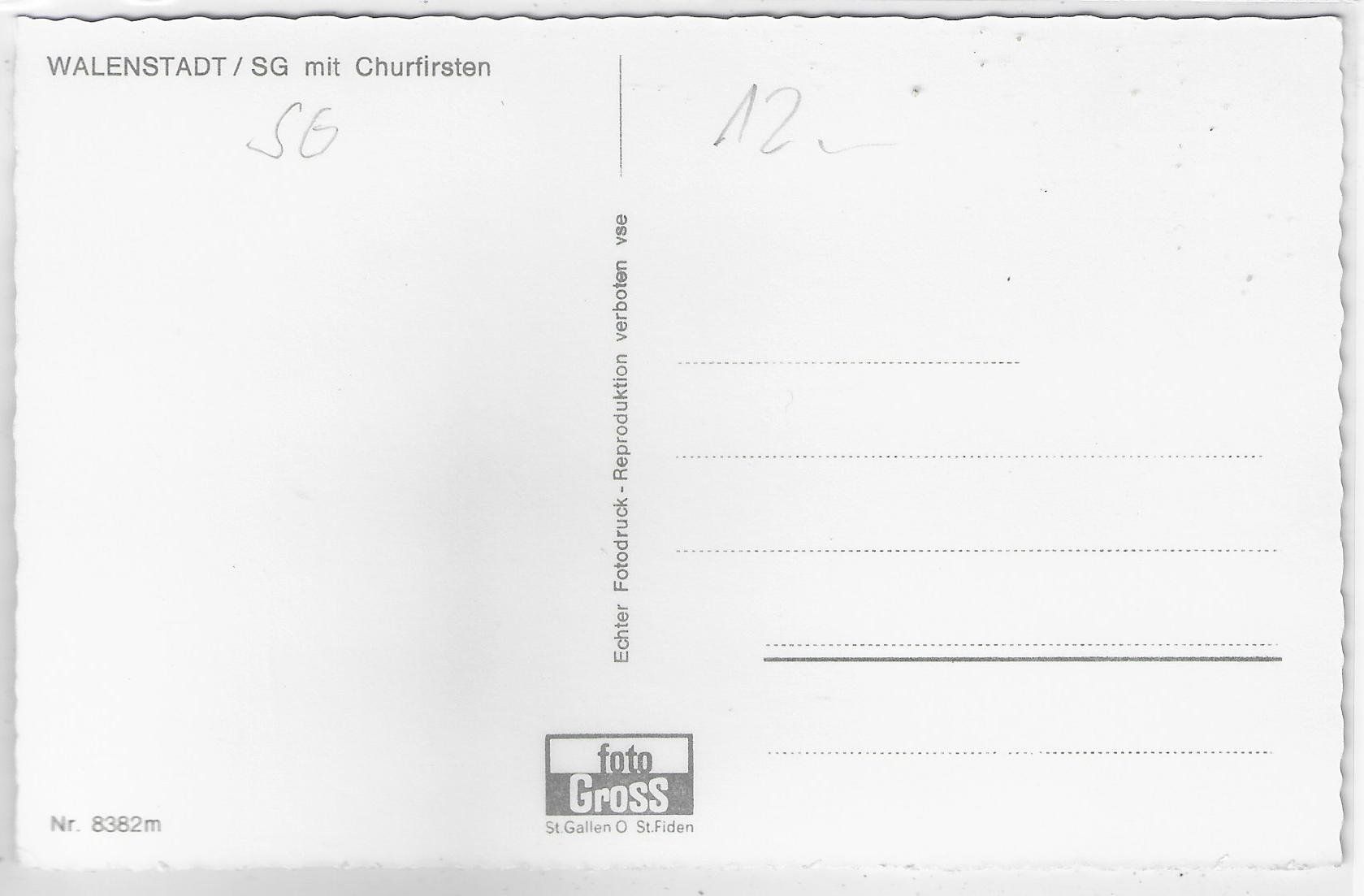 Cartoline postali: Walenstadt - Generalansicht – Usato da Ettingen venduto da Kartenplanet 1