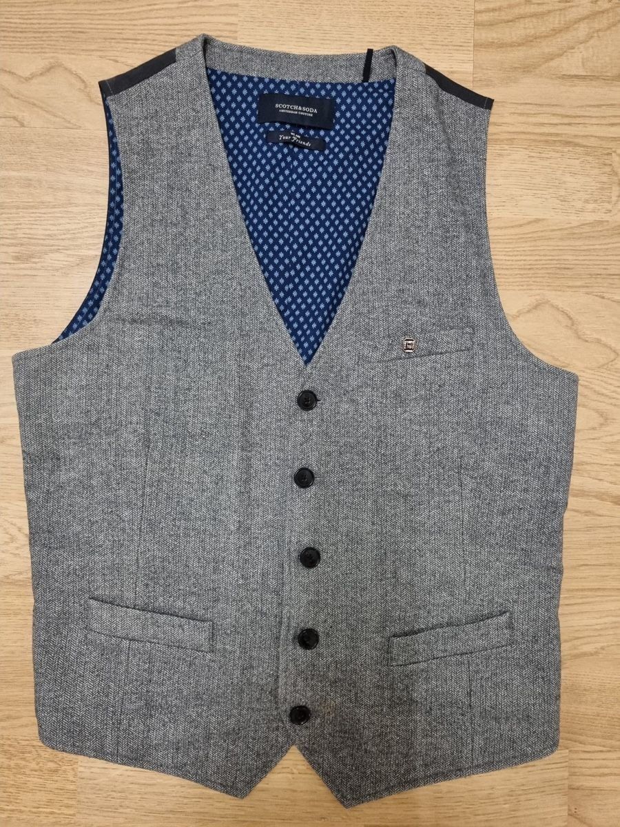 Maison Scotch Gilet & Giacche: Scotch & Soda Herren Weste – Usato da Bad Zurzach venduto da Pater007