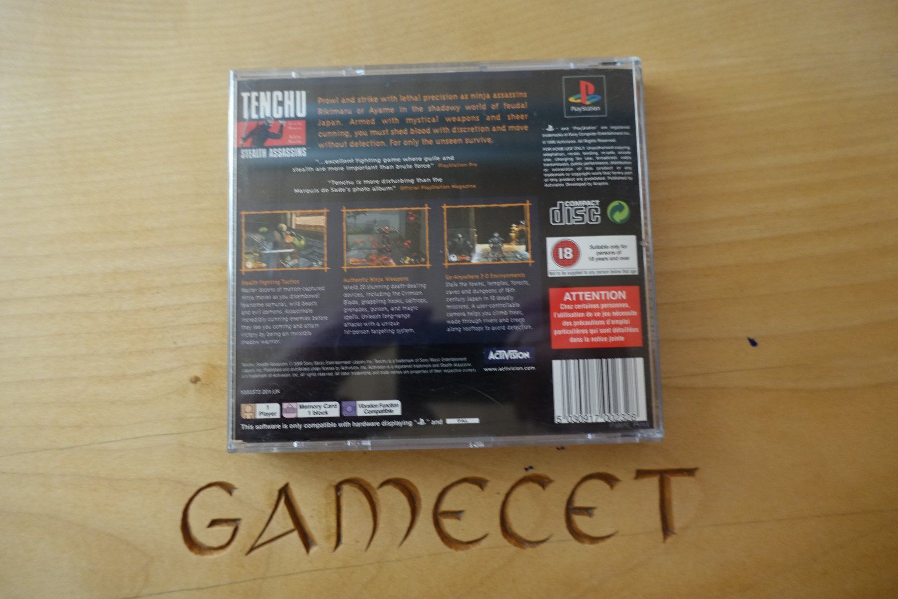 Sony Giochi: Tenchu: Stealth Assassins - UK-Version – Usato da Steinach venduto da Gamecet 3