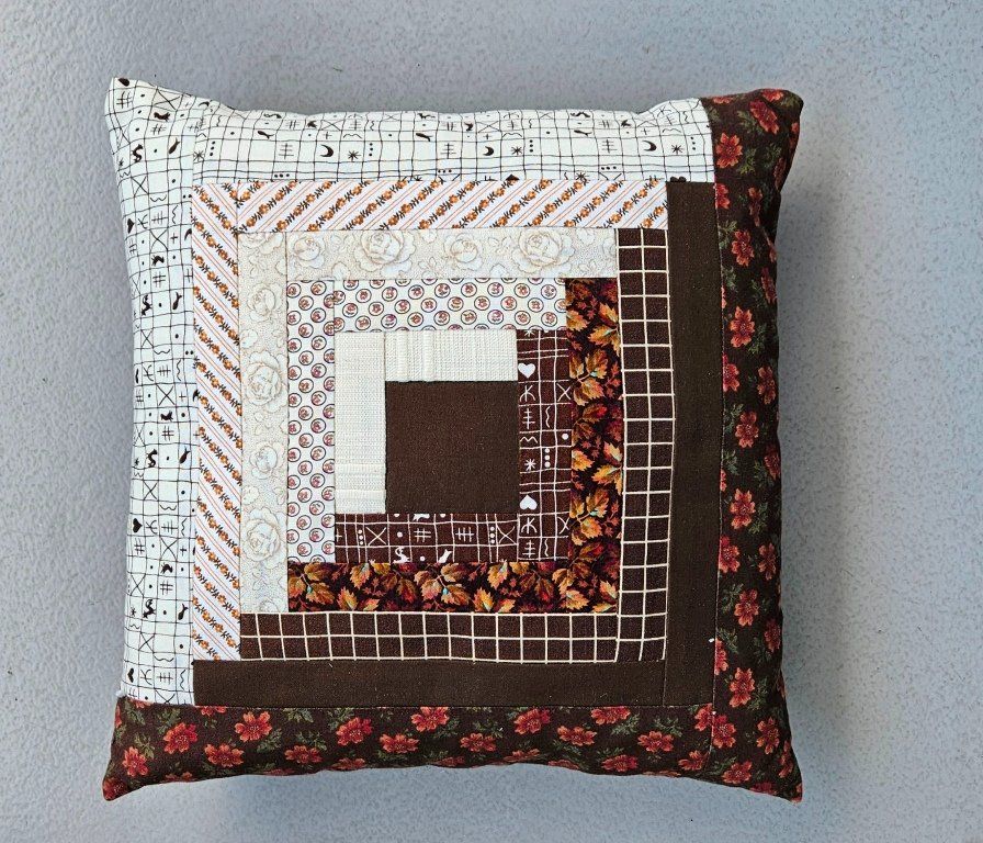 Coussins: Patchwork Dekokissenhülle, Handarbeit – Neuf (Voir description) à Luzern par Kiebitz07