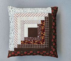 Patchwork Dekokissenhülle, Handarbeit