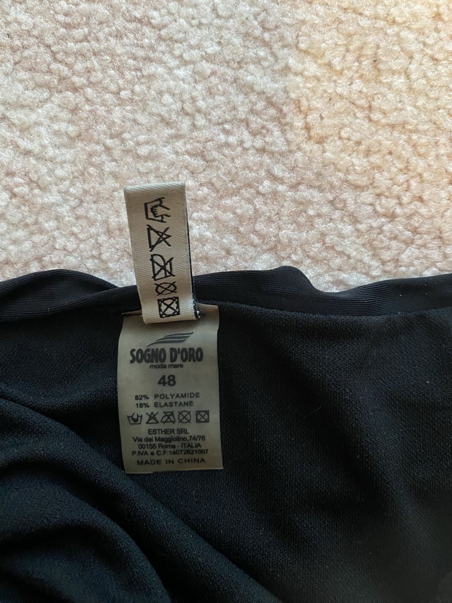 Costumi da bagno & Bikini: Badehose SOGNO D'ORO schwarz Grösse 48  – Usato da Merlischachen venduto da aly_9ncj 2