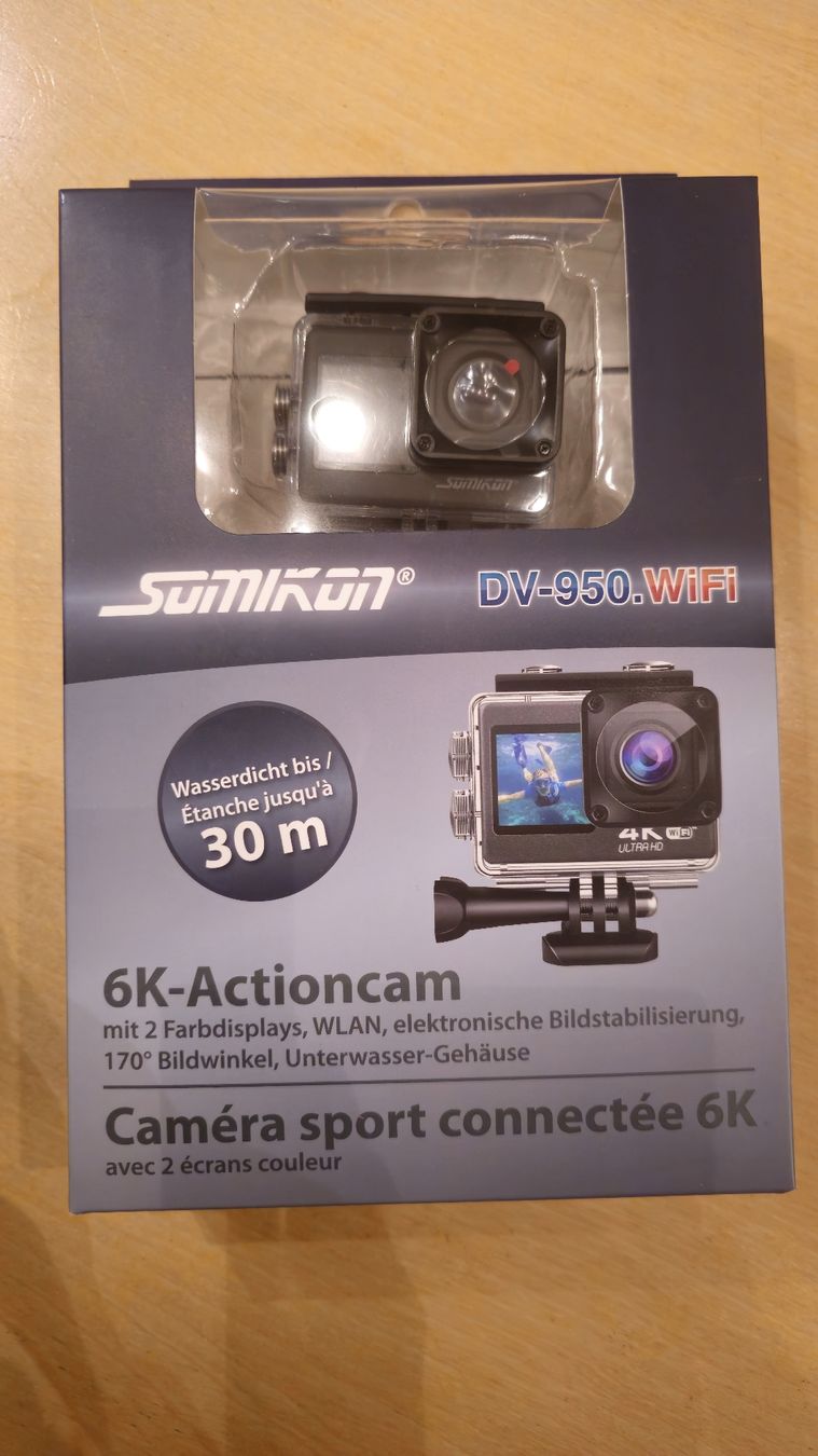 Somikon Action Cam: Somikon DV-950.WIFI Actioncam – Nuovo e nell'imballaggio originale da Jona venduto da tschud13