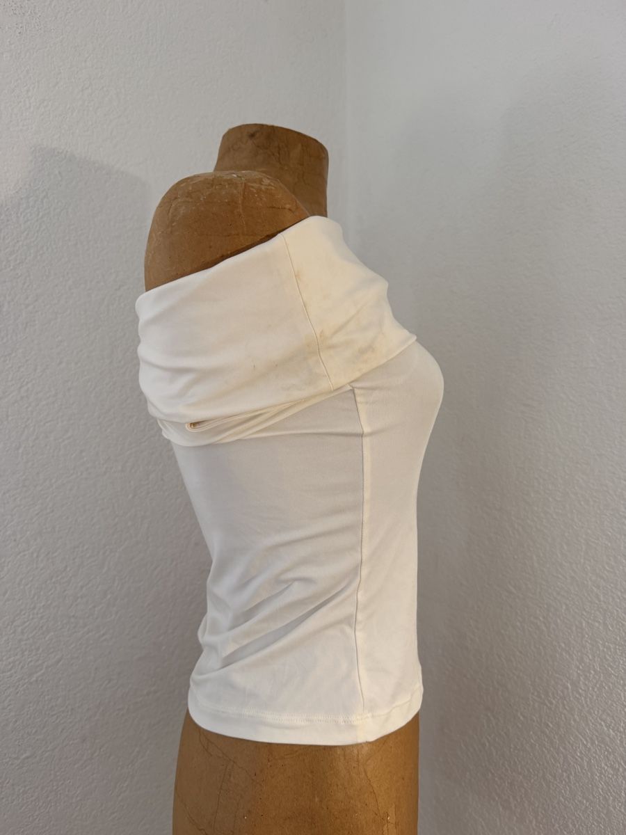 Top: Débardeur blanc simple et confortable - Taille M Été – Usato da chamoson venduto da agr_y2m5 2