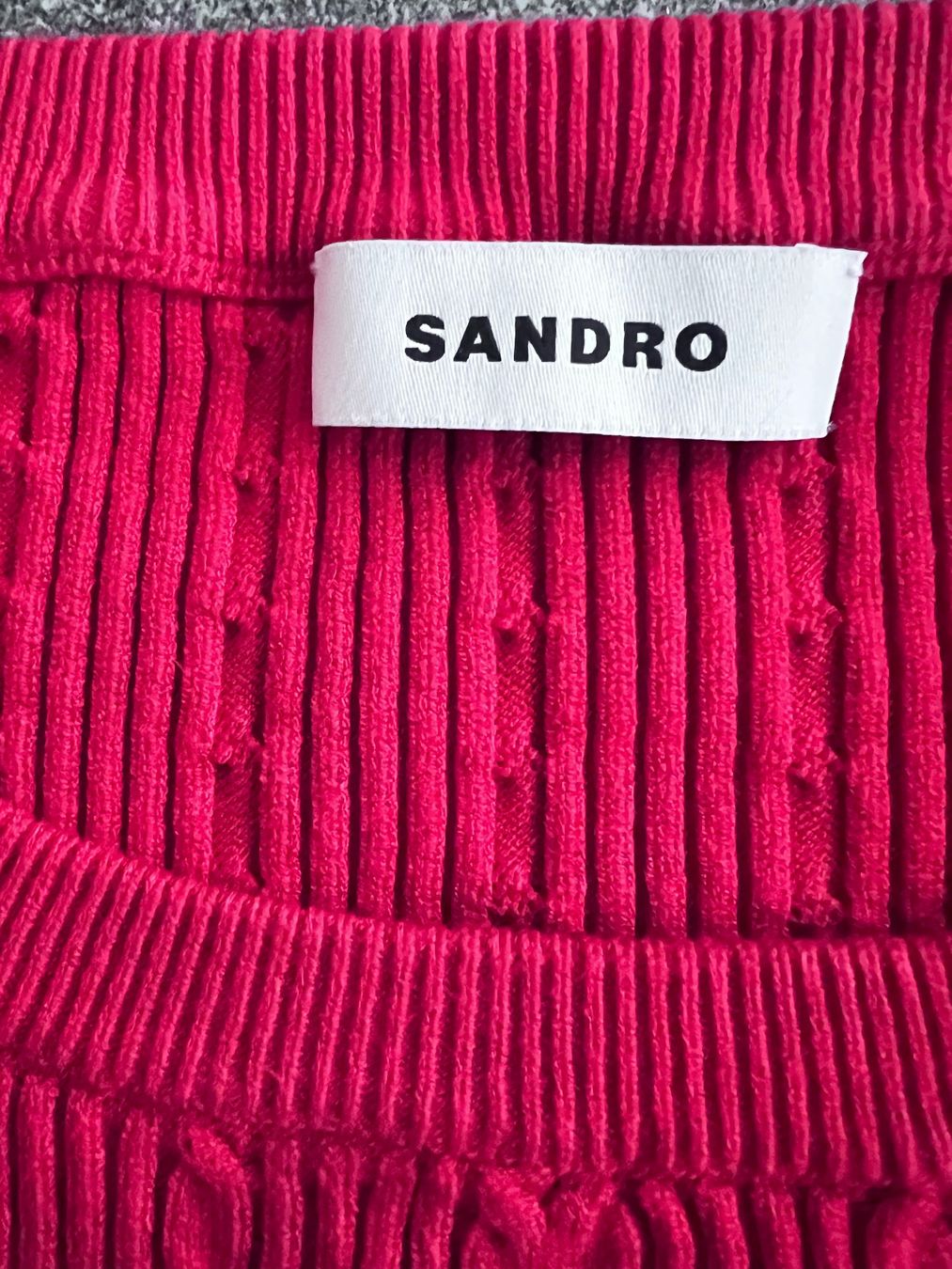 Maglioni & Felpe: SANDRO PARIS Pullover Strick rot Gr. S – Nuovo (secondo la descrizione) da Dübendorf venduto da CaBer 7