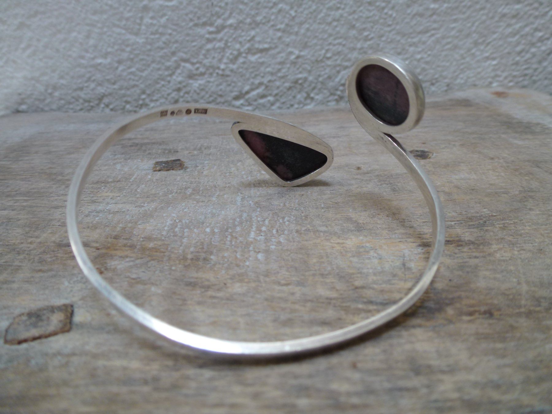Bracelets: Armreif Silber mit Zoisit / Dänemark – D'occasion à Esslingen par FetteSchnecke 6