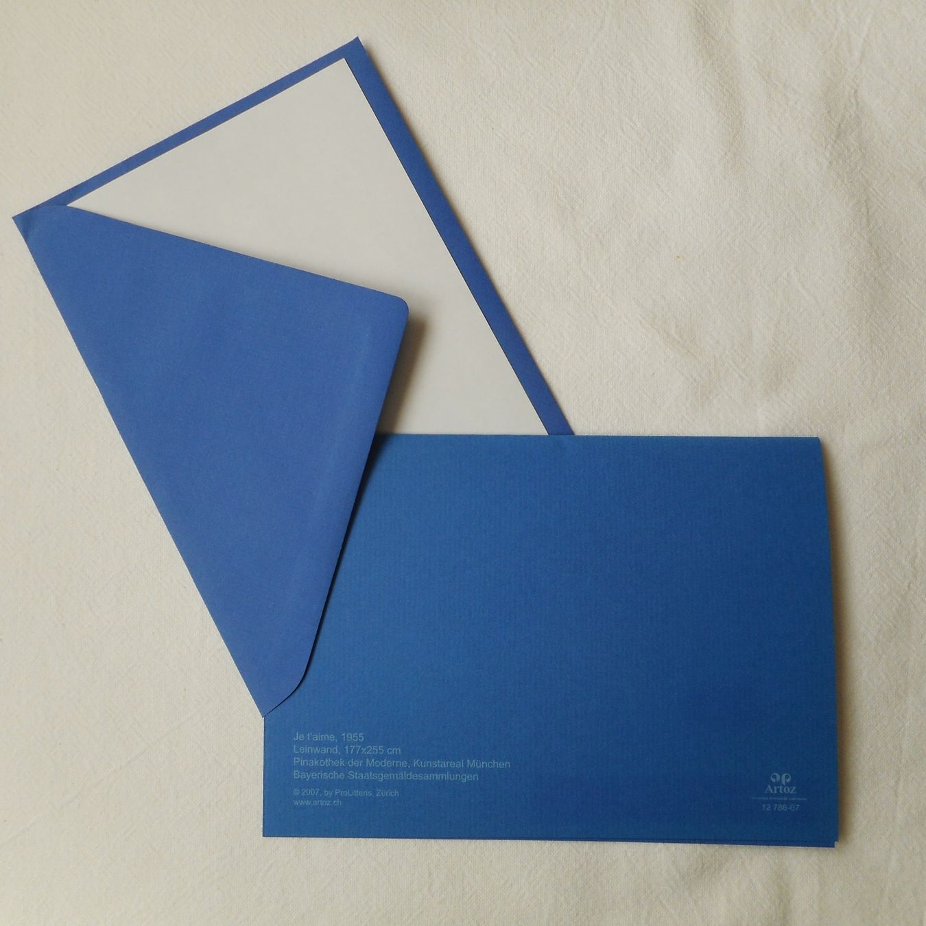 Cartoline postali: Kunstkarte - Robert Motherwell – Nuovo e nell'imballaggio originale da Niederlenz venduto da Berghem 1