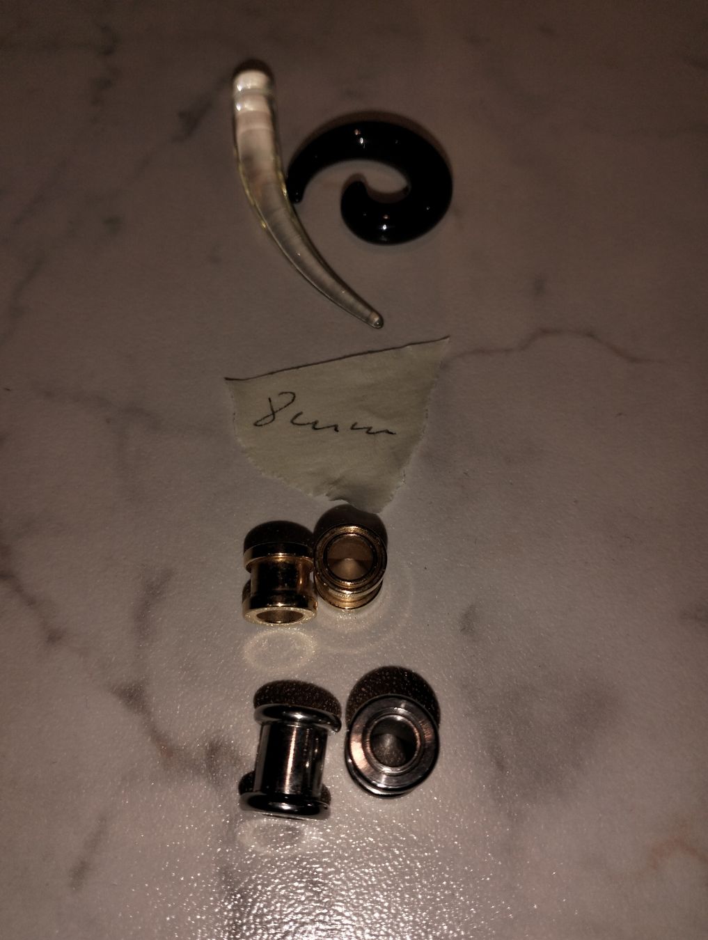 Piercingschmuck: Piercing Set: Tunnel, Plug, Dehner - Diverse Grössen! – Neu (gemäss Beschreibung) aus Biberstein von s_c_26fn 4