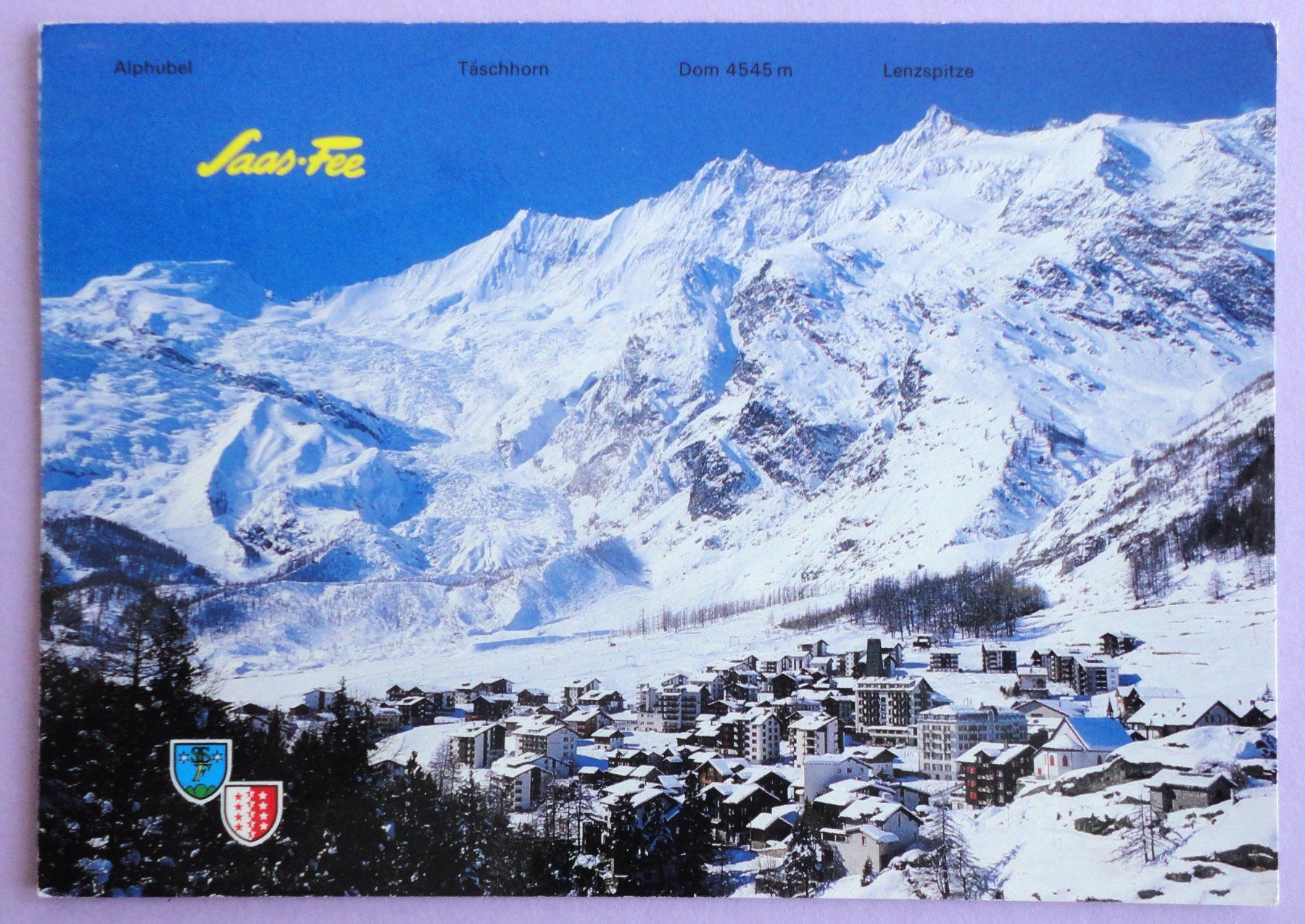 Cartes postales: Saas-Fee 1800 m – D'occasion à Fétigny par Billy2miny