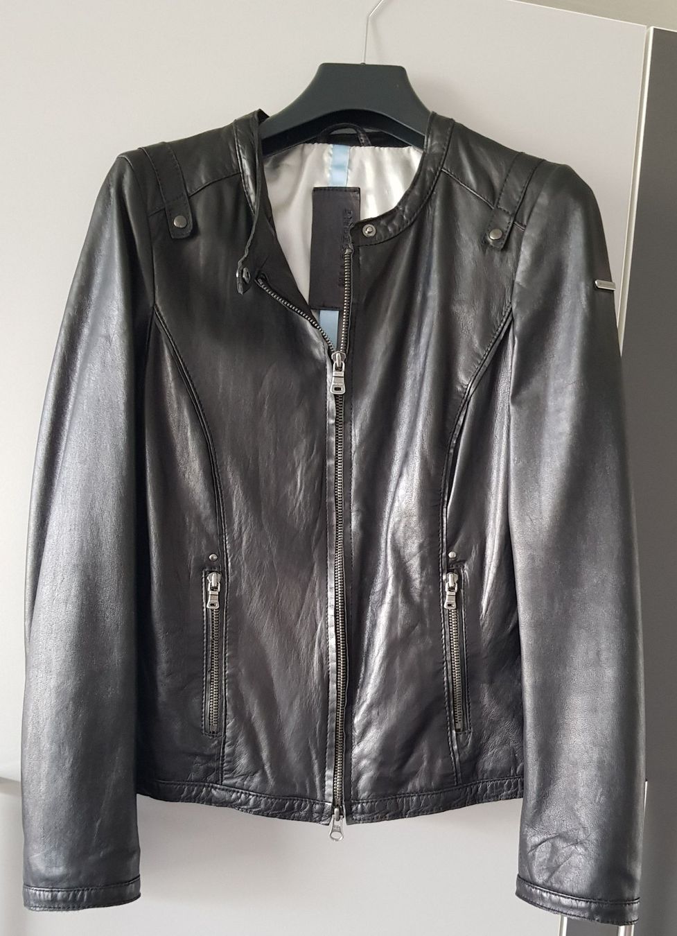 Jacken: Damen Lederjacke NavyBoot, schwarz – Gebraucht aus Bürglen TG von Katerlumpi.19