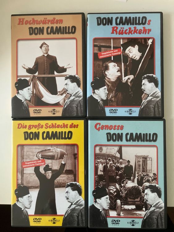 Don Camillo 4 Filme (DVDs) Fernandel (Gebraucht) in Arbon für CHF 10