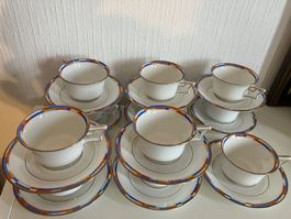 11 Tasses en Porcelaine Rosenthal Bavaria modèle  TIRANA: