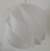 Hängeleuchte weiss Spiral-Design