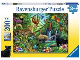 Ravensburger 200 Teile Puzzle Tiere im Dschungel