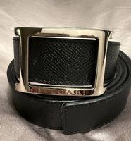 Bulgari Gürtel Unisex Caviar-Leder Gr. 80  Top Zustand