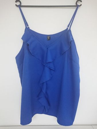 Hübsches Damen Top Shein Curve Gr. 2XL Royalblau