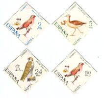 Briefmarken "Vögel". Spanisch-Sahara.