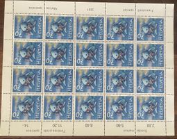 Briefmarken Bogen  Regenbogen Fischfisch