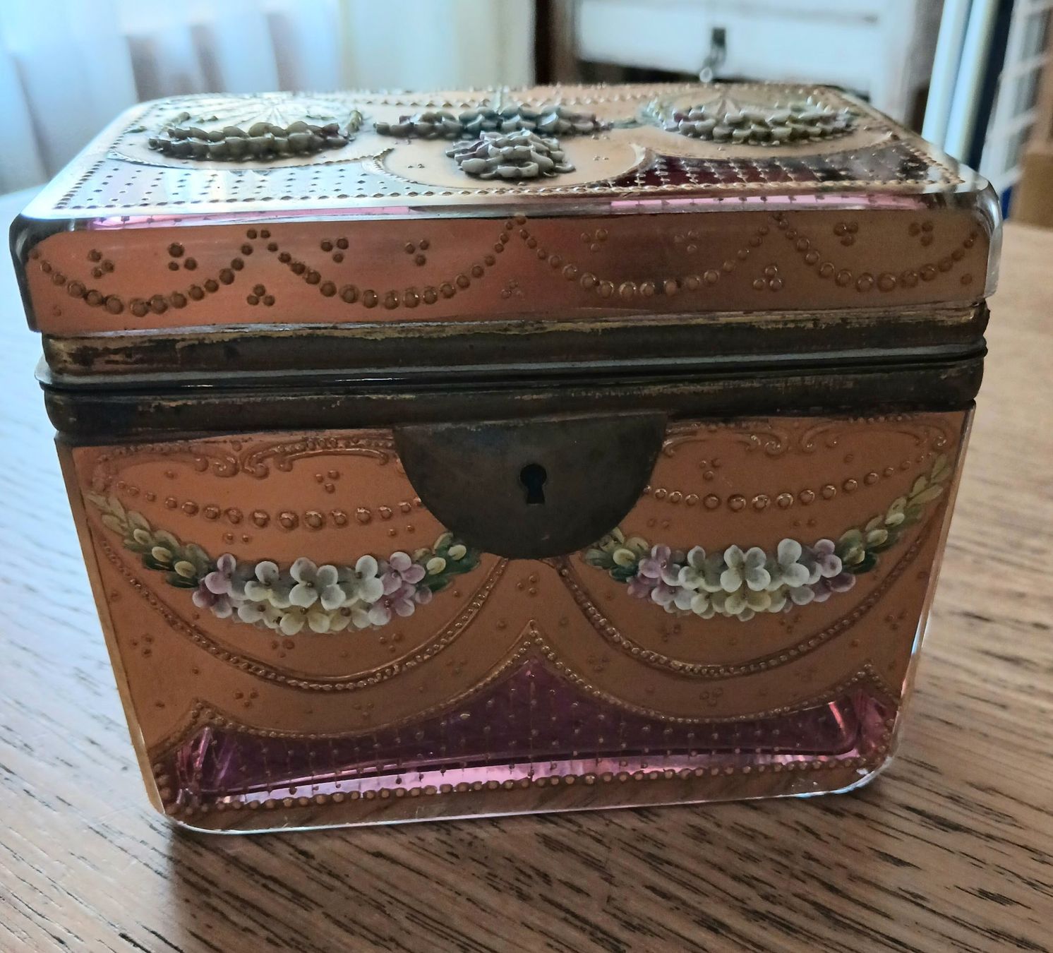 Coffrets à bijoux: Glasdose Schatulle – D'occasion à Aarburg par Emelie