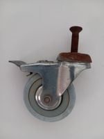 1 Stk. Rolle Transportrad mit Gewinde, gebraucht