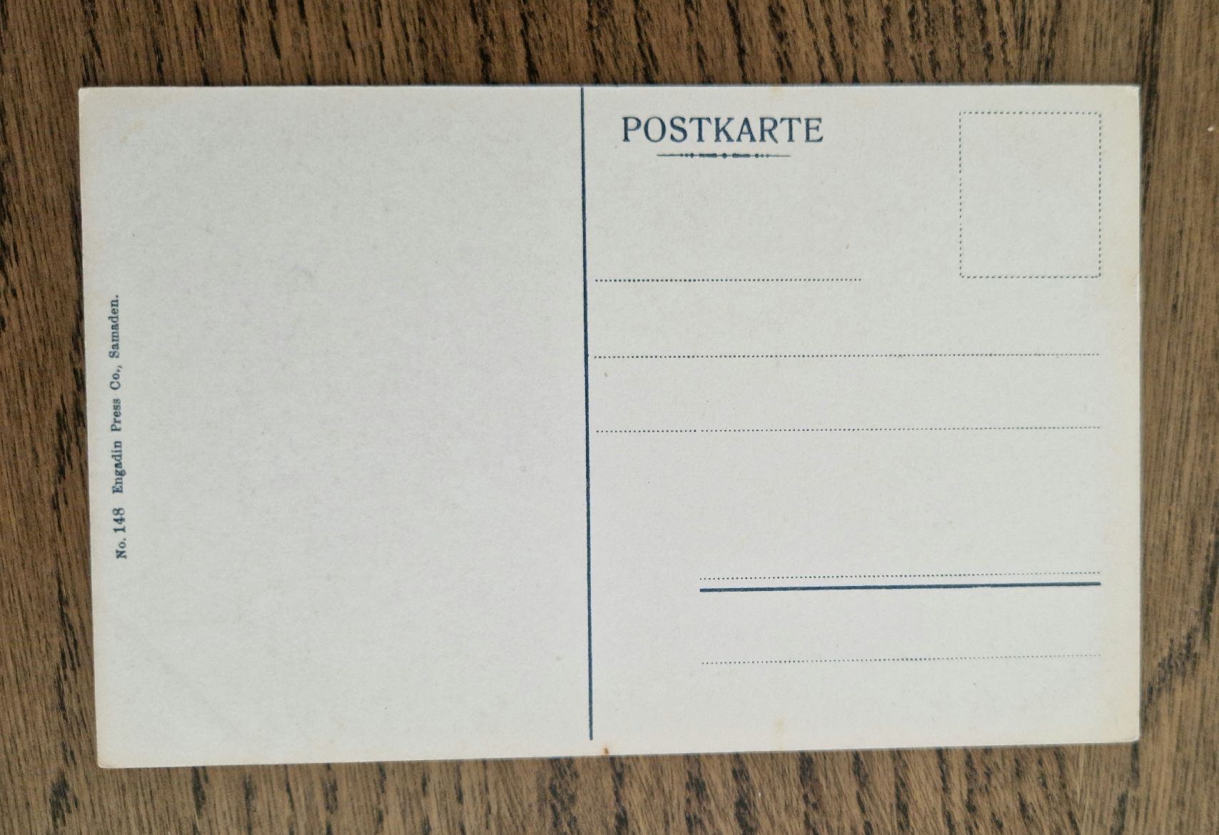 Cartoline postali: Samadan, Engadin Press No 148 – Usato da Ebikon venduto da Donar50 1