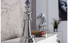 XXXL Skulpturen Schachfigur King und Pferd